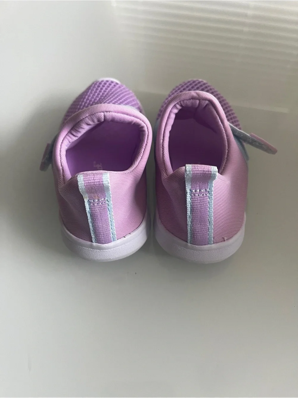 Cat & Jack Lavender Mesh Water Shoes with Hook-and-Loop Strap
